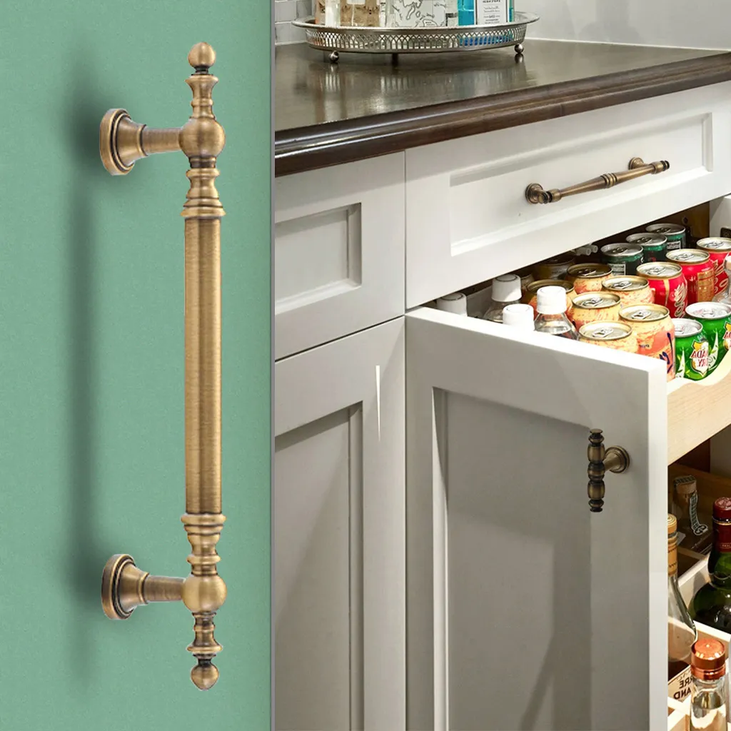 antique brass drawer pulls